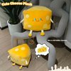 Goylmc Cheese Stuffed Toys - Food Bread Plush Pillow - Home Decoration Christmas Birthday Gift for Kids Boys Girls (Medium)