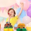 Zonon 6 Pieces Tractor Party Decorations Tractor Honeycomb Table Centerpiece Tractor Birthday Party Supplies Table Toppers for Baby Shower Party Supplies Farmhouse Truck Decor, 6 Designs