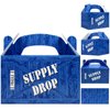 AnapoliZ Supply Drop Favor Box | 24 Count Party Treat Boxes | Battle Gamers Goodie Loot Drop Box | Blue Crate Party Supplies Gamer Decorations