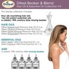 Difeel Beaker & Blend Hair & Essential Oil Kit #2 - with Peppermint, Vitamin E, Sweet Almond & Grapeseed Hair Oils, Argan & Coconut Essential Oils and a Mixing Beaker - Customizable Hair Treatment Set