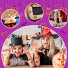 Partywind Individually Wrapped Sheets Halloween Tattoos for Kids Treats, Halloween Party Supplies Favors Decorations, Halloween Games for Boys and Girls (50 Sheets)