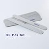 Nail File 20 PCS Professional Double Sided 180/240 Grit Durable Nail Files Manicure Tool and Nail Buffering Files
