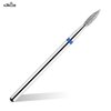 NMKL38 Cuticle Nail Drill Bits Flame Shape 3/32” Professional Safety Cuticle Clean Tool Dead Skin Remover Manicure