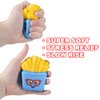 ArtCreativity Fast Food Squeeze Toys for Kids, Set of 6, Super Soft Slow Rising Stress Relief Toys in 6 Cute Designs, Squeezable Birthday Party Favors and Goodie Bag Fillers