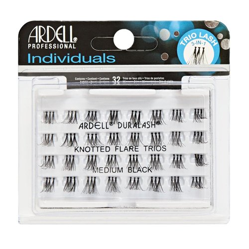 Ardell Individual Trios Eyelash, Black, Medium