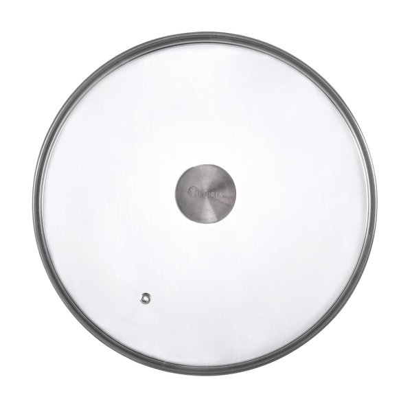Victoria Round 12-Inch Glass Lid for Cast Iron Skillet or Pan, Custom Made for Only Victoria Brand, Diameter 11.5-Inch