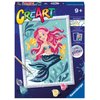 Ravensburger Enchanting Mermaid Paint by Numbers Kit for Kids - 23568 - Painting Arts and Crafts for Ages 9 and Up