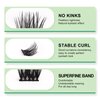 Lashsure Self Adhesive Eyelash Clusters Kit - Natural Black, Reusable False Eyelashes Kit for Women, Easy to Apply, Lightweight & Natural Looking (MF10-6)