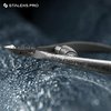 STALEKS Stainless Steel Extra Pointed Handmade Professional Cuticle Nippers. Smart'30 7mm Blade with Blade Protector. Handmade in Europe NS-30-7