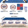 Baseball Party Decorations - 81Pcs Baseball Plates and Napkins Sets, Baseball Tablecloth, Blue Forks for Sports Fans Kid Adult Baseball Birthday Party Supplies, Serve 20