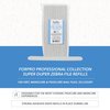 ForPro Super Duper File System Refills, Zebra, 180 Grit, Manicure Nail File Refills, 7” L x .75“ W, 50-Count