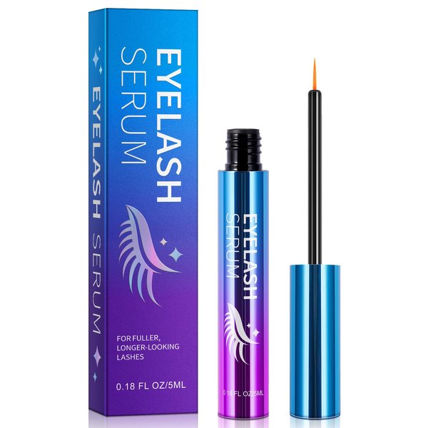 laraspi Lash Serum - Eyelash Enhancing Serum for Longer Thicker and Fuller, Rapid Lash Eyelash Growth Serum 5ml