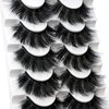 Faux Mink Eyelashes Thick Lashes Fluffy Dramatic False Eyelashes Luxury Volume Soft Handmade Reusable Lashes Pack