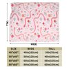 Cute Snake Reptile Blanket Ultra Soft Cozy Pink Flower Snake Throw Blanket Fleece Fuzzy Plush Bedding Blanket Real Snake Lovers Gifts for Women Girls Kids Adults Couch Sofa 50"x40"