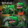 Millionspring Audrey The II Piranha Plant Flower Building Kit Toys, Horrors Shop Cannibal with Openable Mouth Collectible Gift for Tv Fans Friends Birthday Christmas Halloween(457pcs)