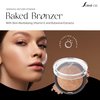 Sorme Cosmetics Baked Bronzer in Warmth (0.2oz)| With Skin-Revitalizing Vitamin E and Botanical Extracts | Versatile Wet/Dry Powder Bronzer with Shimmer Finish | For Dewy and Sun-Kissed Skin
