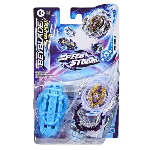 Beyblade Hasbro Burst Surge Speedstorm Raid Luinor L6 Spinning Top Starter Pack – Attack Type Battling Game Top with Launcher, Toy for Kids