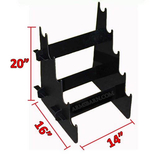 ArmsBarn Sword/Rifle/Gun Table-Top Stand Display Rack for Gun Show or Business