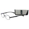 SAV Eyewear Men's Optitek Computer 2101 Black Round Reading Glasses, 34 mm + 1.5
