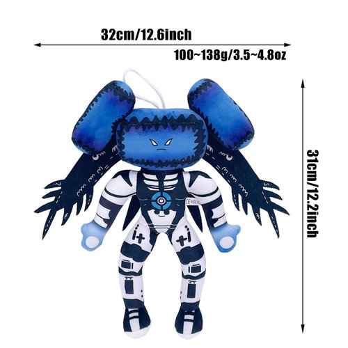Eholoana 4Pcs Toilet Plush Toys,Upgraded Titan TV Man Stuffed Plush,Yellow Samurai,Purple Sword God,Clock Monitoring Plush,Toilet Toys for Kids and Fans