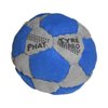 DIRTBAG PT Pro 32 Panel Footbag Hacky Sack, Flying Clipper Original Design, Steel Pellet Filled for Maximum Control Handsewn - Grey/Blue.