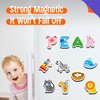 52 Magnetic Letters & Animals, Uppercase Letter Fridge Magnets Refrigerator Decors Alphabet Words Cognition Educational Learning Tool for Kids, Toddlers