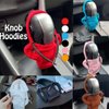 BESULEN Car Shift Gear Cover, Fashionable Sweater Hoodie Shift Knob Cover, Automotive Gear Shift Knob Protector