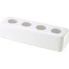 YAMAZAKI home 2612 Yamazaki Home Toothbrush Stand-Holder & Organizer for Bathroom, One Size, White