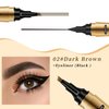 Eyebrow Pencil with 4 Micro-Fork Tip Natural Looking Brows Effortlessly and Stays on All Day Waterproof Black