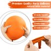 Moukiween 130PCS Orange Balloons Garland Arch Kit, Different Sizes 18 12 10 5 Inch Latex Balloons for Halloween Thanksgiving Birthday Party Wedding Baby Shower Party Decoration