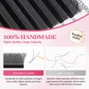 Lash Extensions YY Eyelash Extensions 0.07mm Thickness D Curl Lashes Mix 8-15mm YY Lashes Soft Lash Trays Pestañas Pelo a Pelo Natural Matte black False Eyelashes Individual Lashes(YY-0.07-D,8-15mm)