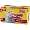 Glad Trash Bags, Tall Kitchen Drawstring Garbage Bags, 13 Gallon, 45 Count