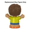 Fisher-Price Replacement Part Little People Sports Soccer Playset - HBW71 ~ Replacement Boy Figure ~ Wearing Yellow and Blue Soccer Uniform ~ Works Great with other playsets too!