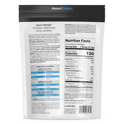 PEScience Select Low Carb Protein Powder, Cake Pop, 5 Serving, Keto Friendly and Gluten Free