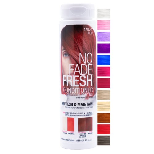 Red Color Depositing Conditioner - Semi Permanent Hair Color with BondHeal Bond Rebuilder - Red Hair Dye - Deep Conditioner Hair Mask 6.4 oz