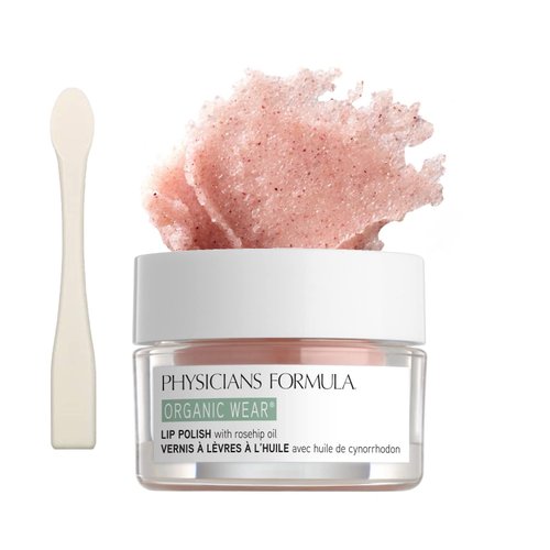 Physician's Formula, Inc. - Organic Wear Lip Polish - Exfoliating Lip Scrub with Skin-Nourishing, Organic Ingredients for Lip Care - Lip Treatment for Dry and Cracked Lips - Hypoallergenic Formula