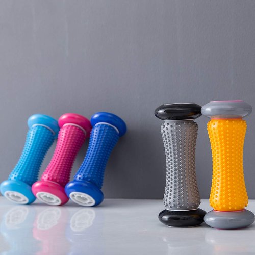 AINAAN Foot Massage Roller for Relief Plantar Fasciitis and Reflexology Massage for Deep Tissue Acupresssure Recovery for Relax Foot Back Leg Hand Tight Muscle（Dark Blue）