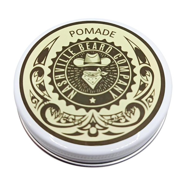 Nashville Beard Company Men's Hair Pomade Medium Hold with Low Shine, 4oz