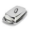 Cuisinox Stainless Steel Butter Dish with Lid, 4" x 7.5"