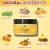 ORGANIC EXTRACT Turmeric Face Mask – 4.2 fl oz / 120g – Vitamin C Brightening Clay Mask for Face, Formulated to Reduce Dark Spots, Deep Cleansing Clay Mask, with Honey, Jojoba Oil, Aloe Vera