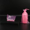 500PCS Pink Tattoo Wash Bottle Bags, Disposable Tattoo Bottle Bags Squeeze Bottle Bag Sleeves Dental Bottle Bag Covers, Tattoo Bottle Cleaning Bags for Tattoo Supplies Accessories
