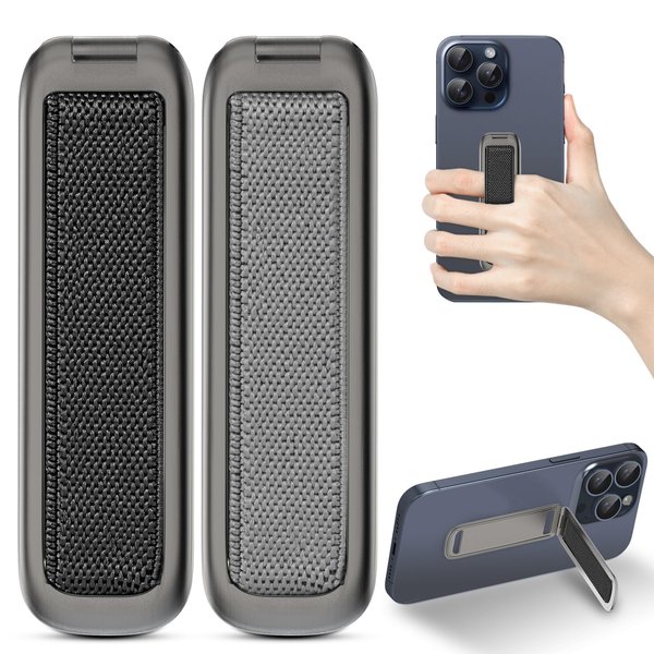 CISID Phone Holder for Hand, Phone Grip with Stand Phone Kickstand Attachment