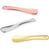 Hariendny 3 Pack Mini Metal Makeup Spatula Skin Care Cosmetic Spoon Reusable Applicator Tool Beauty Scoop Spatula for Face Mask Cream Lotions