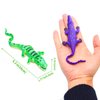 10Pcs Alligator Toy Animal Figure Bath Toys, Color Changing Crocodile Toy, Stress Relief Toys Adults, for Kids 3 Years and up, Water Table Toys for Themed Parties, Cake Topper, Kids Easter Basket