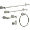 DELTA FAUCET 73835-SS Lahara Single Towel Hook Bath Hardware Accessory in Stainless Steel, Robe Hook