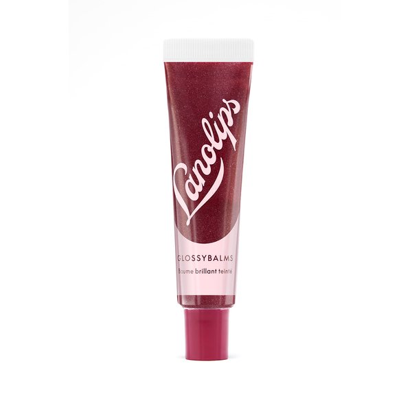 Lanolips Glossybalm, Berry - Ultra Hydrating Lip Gloss for Dry, Chapped, Cracked Lips - Flavored Natural Lip Balm with Lanolin, Vitamin E & Mica for Lip Care & Shine (12.5g/0.44oz)