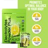PowderVitamin Electrolytes Powder Plus, Keto, Lemonade, Sugar Free, Pink Himalayan Salt, 1000mg Potassium, 120mg Calcium, 120mg Magnesium, Non-GMO, Zero Calories, (16 Hydration Packets)