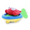 Dollibu Boat Racer Buddy, Fun Educational Bath Toy Finger Puppet Pull and Go Water Racing Sea Life Pal for Shower Pool Bathtub Swim Hard Surface - Baby Toddler and Boy - 6 Inch - 3 in 1 Game – Lobster