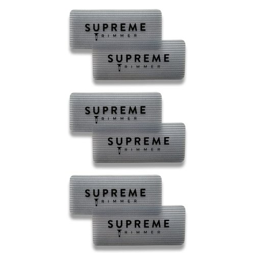 Barber Grippers SHG3000 by Supreme Trimmer | Salon & Barber Hair Holder for Men & Women | Hair Clips for Styling and Hair Cuts | Gray Rectangle 3PK
