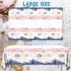 3PCS Gender Reveal Table Cloths, Navy Blue and Pink Gender Reveal Decorations, Boy or Girl Tablecloth for Baby Gender Reveal Party Decorations Supplies, 180x108cm